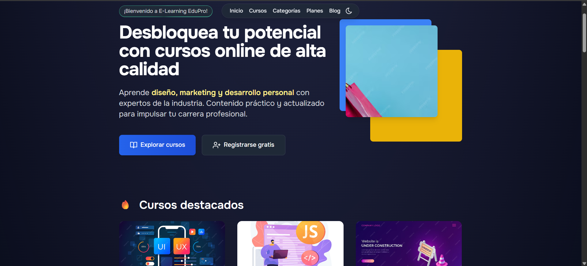 E-Learning EduPro cursos online